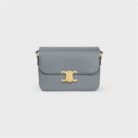 celine classique triomphe bag in shiny calfskin|CLASSIQUE TRIOMPHE BAG IN SHINY CALFSKIN .